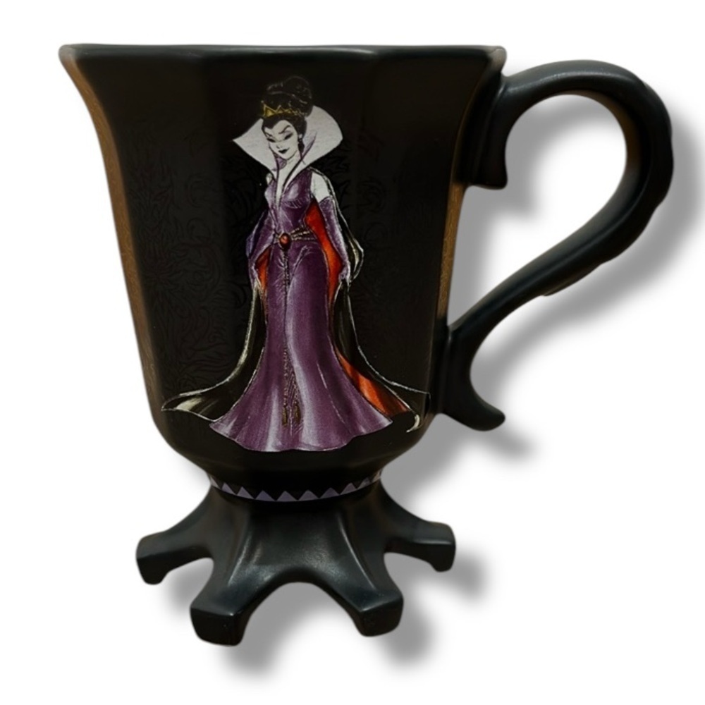 Snow White Claw Footed Black Mug Designer Collection Evil Queen Villains Disney